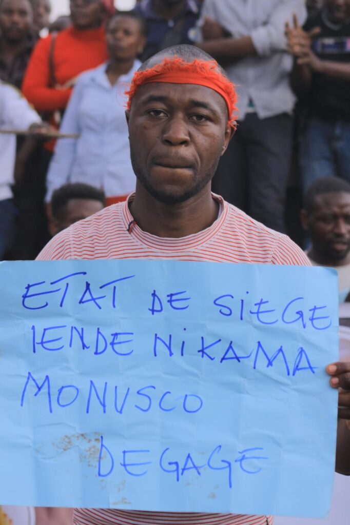 Tueries des civils dans les manifestations anti-MONUSCO au Nord-Kivu : les mouvements citoyens exigent également « la fin » de l’État de siège