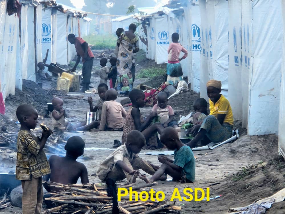 Nord-Kivu : l’ONG ASDI-RDC alerte sur la situation humanitaire désastreuse des déplacés de guerre du M23