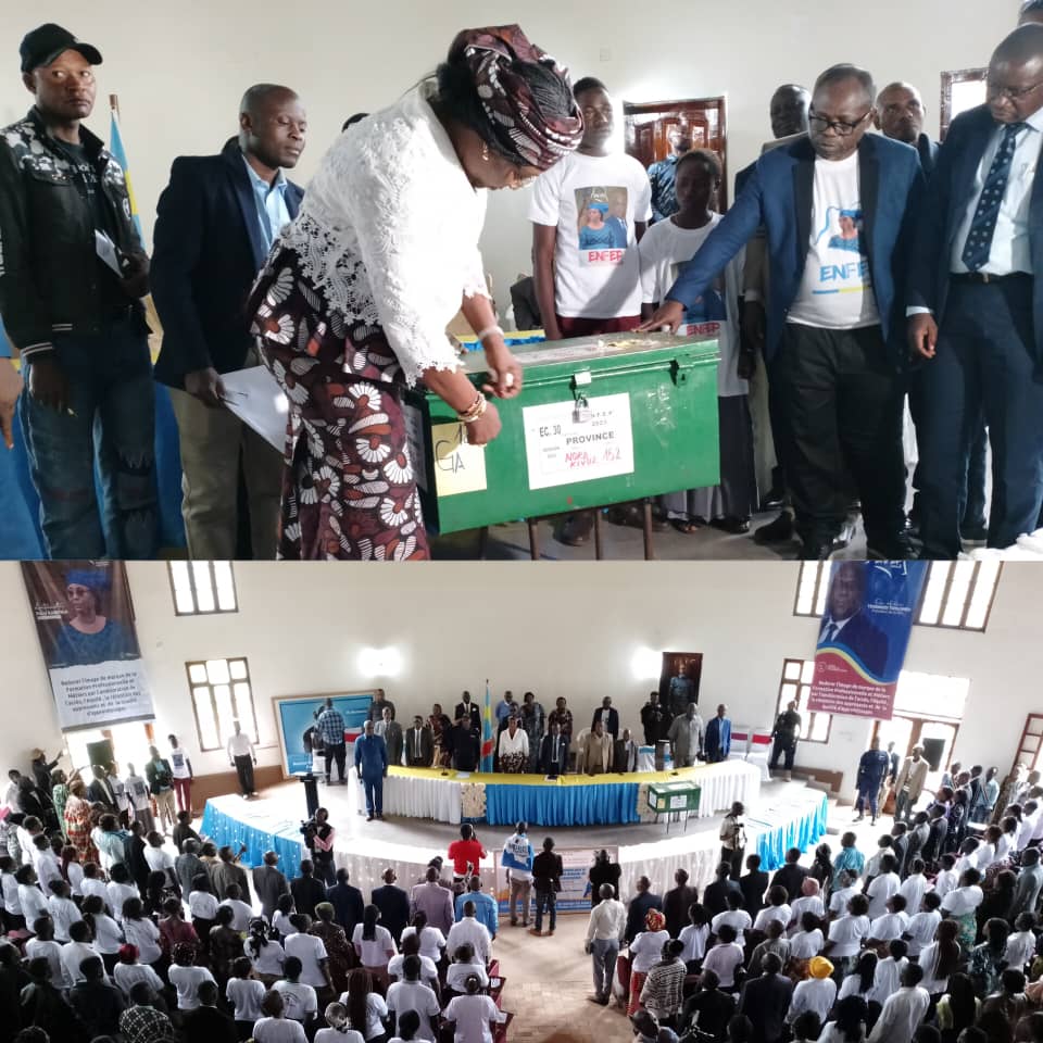 Nord-Kivu : depuis Butembo, la ministre Congolaise de la formation professionnelle, lance officiellement la 3e édition de l’ENFEP