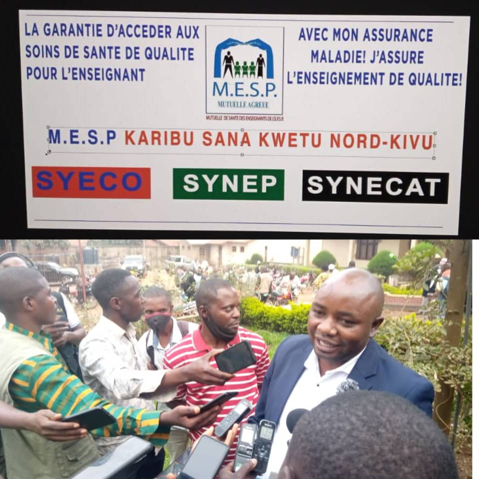 Butembo : « Grâce à la MESP, plus de 50 milles ménages des enseignants de l’EPST Nord-Kivu II, bénéficient des soins gratuits dès le mois de novembre 2023 » ( KAMBALE MUTUVYA Dhalmond, point focal)